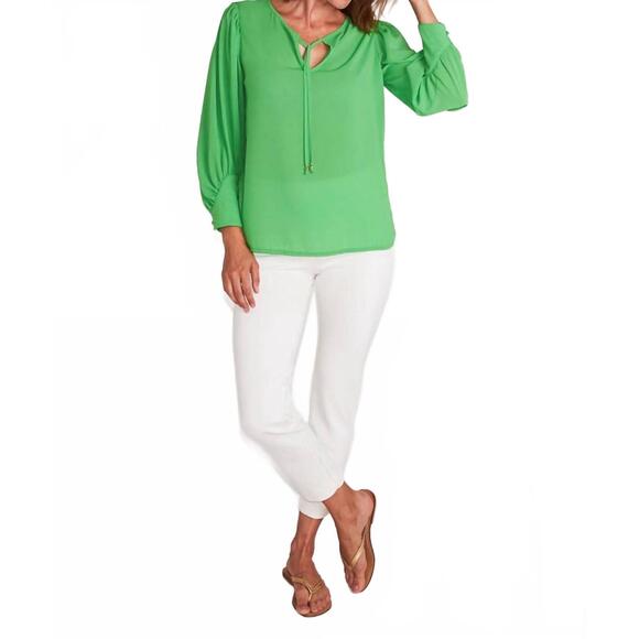 NEW CK BRADLEY carmen top in green